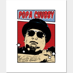 Popa Chubby Pop Art Comic Style Posters and Art